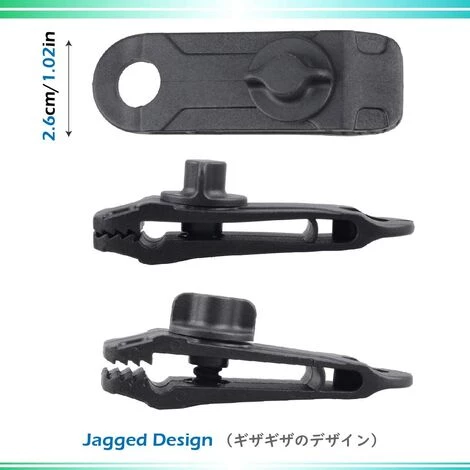 BENOBBY KIDS Planenklammern 12 St��ck Zeltklammern Kunststoff-Planenklammern F��r Outdoor-Aktivit?ten Camping