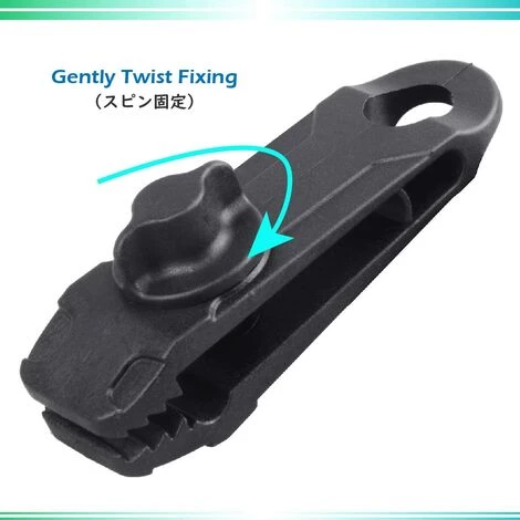 BENOBBY KIDS Planenklammern 12 St��ck Zeltklammern Kunststoff-Planenklammern F��r Outdoor-Aktivit?ten Camping – Bild 2