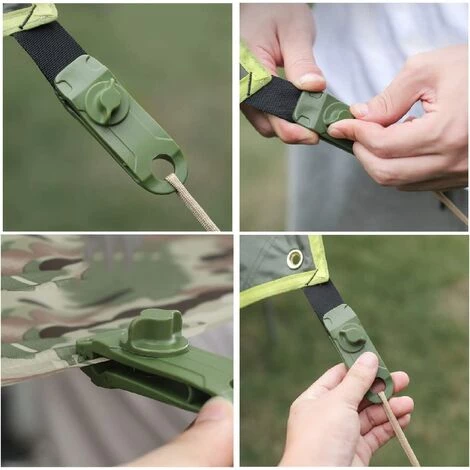 BENOBBY KIDS Planenklammern 12 St��ck Zeltklammern Kunststoff-Planenklammern F��r Outdoor-Aktivit?ten Camping – Bild 3