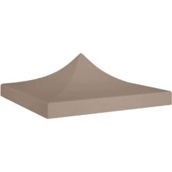 FIMEI Partyzelt-Dach 2x2 M Taupe 270 G/m²
