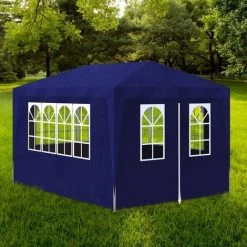 LIFCAUSAL Partyzelt 3x4 M Blau