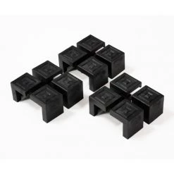 DEGAMO Bodenschoner Satz Für Festzeltgarnituren Aus Kunststoff, 12 Stück